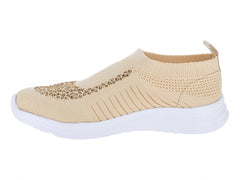 Tenis Nomadas Casuales Beige Hueso para Mujer