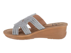 Sandalias de Plataforma Nomadas Color Plata para Mujer
