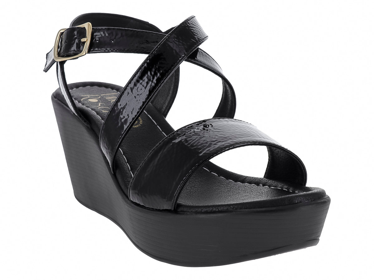 Sandalias Luna Rosa Negro para Mujer