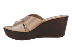 Sandalias Luna Rosa Metal Circon para Mujer