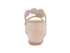 Sandalias de Plataforma Luna Rosa Oro Rosado para Mujer