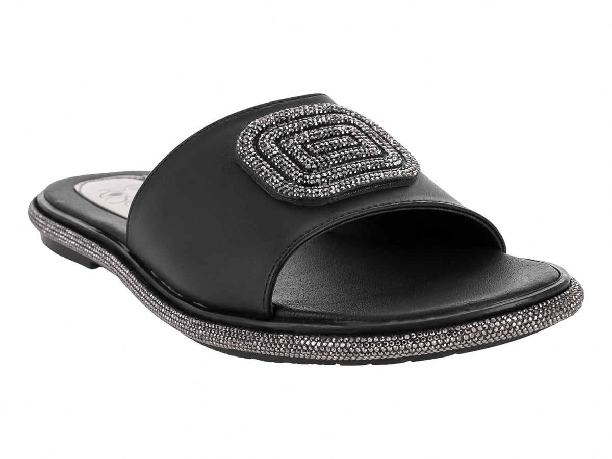 Sandalias Luna Rosa Negro para Mujer