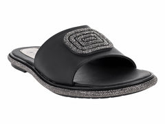 Sandalias Luna Rosa Negro para Mujer