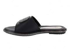 Sandalias Luna Rosa Negro para Mujer