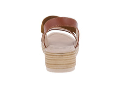 Sandalias de Plataforma Luna Rosa Color Tan para Mujer
