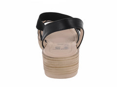 Sandalias Luna Rosa Negro para Mujer