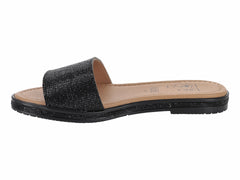 Sandalias Luna Rosa Negro para Mujer