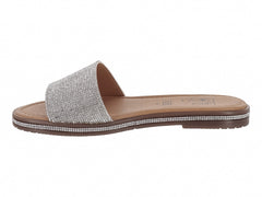 Sandalias Luna Rosa Plata para Mujer