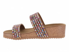 Sandalias Luna Rosa Multicolor para Mujer