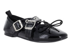 Zapatos Flats 4EVER Negro de Charol para Niña