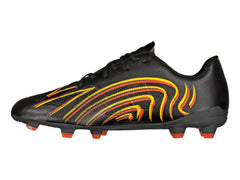 Tenis Charly de Fútbol Negro, Naranja y Amarillo para Hombre