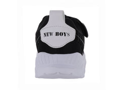 Tenis New Boys Negro y Blanco para Niño