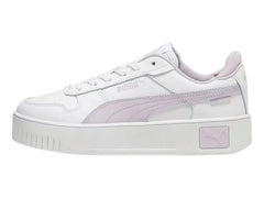 Tenis PUMA Carina Street Blanco y Lila para Niña