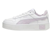 Tenis PUMA Carina Street Blanco y Lila para Niña