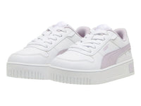 Tenis PUMA Carina Street Blanco y Morado para Niña