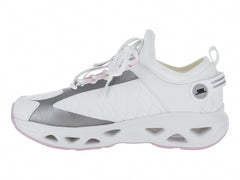 Tenis Steve Madden Surge 3 Blanco y Plata para Mujer