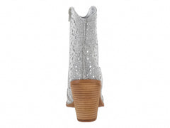 Botines Madden Girl Plata con Pedrería para Mujer