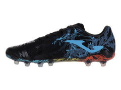 Tenis de Fútbol Joma Super Copa Negro Azul para Hombre