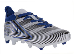 Tenis de Fútbol Umbro Veloce LT III Blanco y Azul para Niño