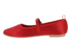 Flats Luna Rosa Rojas para Mujer