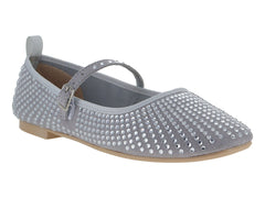 Zapatos Flats Ballerina Luna Rosa Plata para Mujer