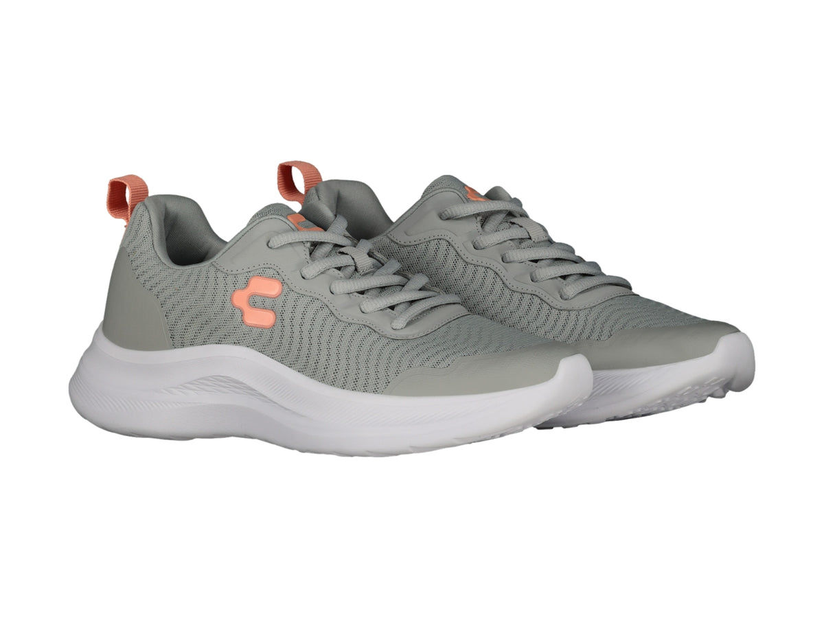 Tenis Charly Gris y Blanco para Mujer