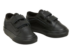 Tenis Vans Old Skool V Negros para Niño