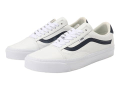 Tenis Vans Old Skool Lux Blancos y Azul Marino Unisex