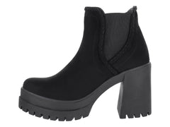 Botines Luna Rosa Negros para Mujer