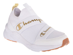 Tenis Champion Kinna V Over Lo Blanco y Dorado para Mujer
