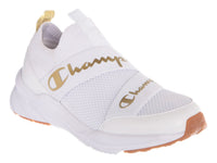 Tenis Champion Kinna V Over Lo Blanco y Dorado para Mujer