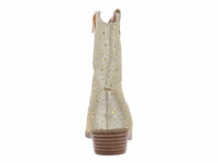 Botas Vaqueras Divitas Color Oro para Niña