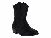 Botas Vaqueras Divitas Negro para Niña