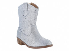 Botas Vaqueras Divitas Plata para Niña