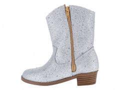 Botas Vaqueras Divitas Plata para Niña