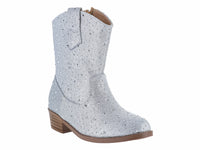 Botas Vaqueras Divitas Plata para Niña
