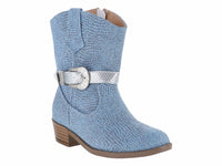 Botas Vaqueras Divitas Color Inox para Niña