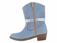 Botas Vaqueras Divitas Color Inox para Niña