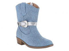 Botas Vaqueras Divitas Color Inox para Niña