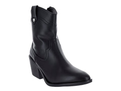 Botines Luna Rosa Negros para Mujer