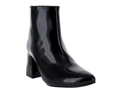 Botines Luna Rosa de Charol Negro para Mujer
