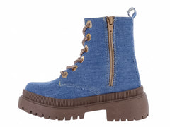 Botas Miroslava Mezclilla Color Cielo para Niña