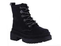 Botas Miroslava de Mezclilla Negro para Niña
