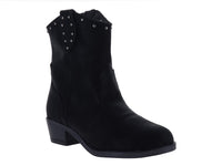Botas Vaqueras Miroslava Negro para Niña