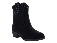 Botas Vaqueras Miroslava Negro para Niña
