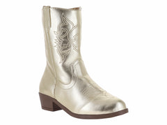 Botas Vaqueras Miroslava Oro Inglés para Niña