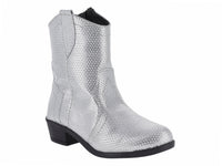 Botas Vaqueras Miroslava Plata para Niña