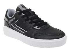 Tenis K-SWISS Saros Negro y Gris para Hombre