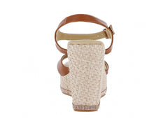 Sandalias de Plataforma Luna Rosa Color Tan para Mujer