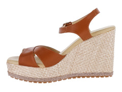 Sandalias de Plataforma Luna Rosa Color Tan para Mujer